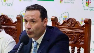 El vicepresidente del Comité pro Santa Cruz, Agustín Zambrana. Foto: Gentileza